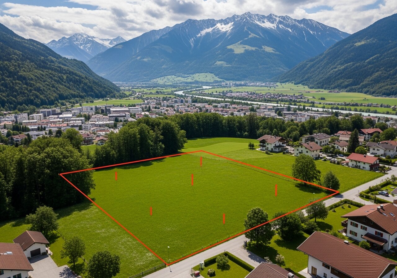 Grundstück Innsbruck Luftbild