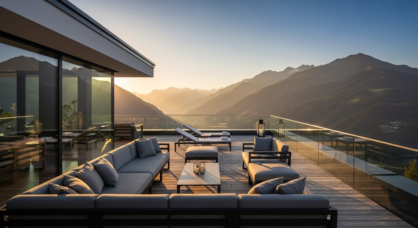 Penthouse Kitzbühel Terrasse